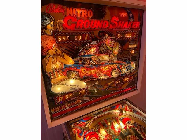 Bally - nitro ground shaker - flipperkast - afbeelding 4 van  8