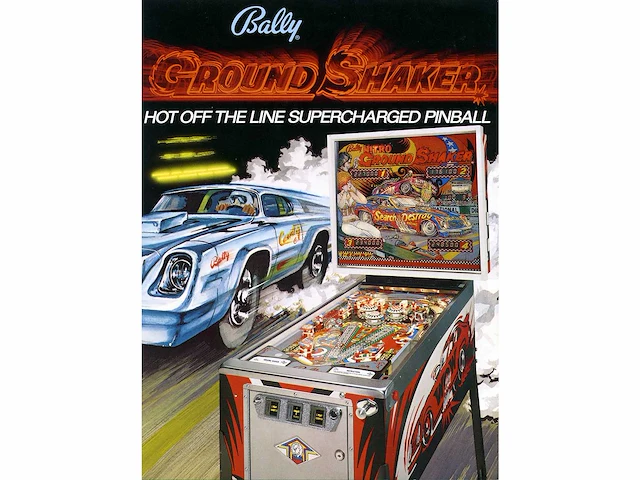 Bally - nitro ground shaker - flipperkast - afbeelding 7 van  8