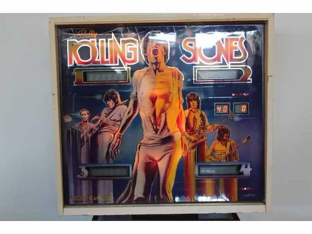 Bally - rolling stones - flipperkast - afbeelding 1 van  9