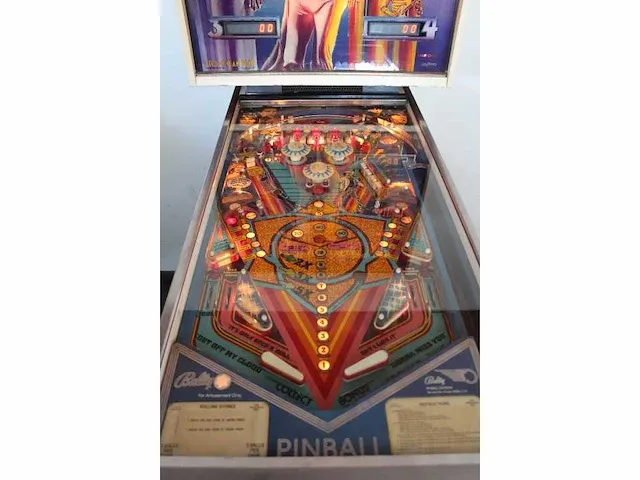 Bally - rolling stones - flipperkast - afbeelding 5 van  9