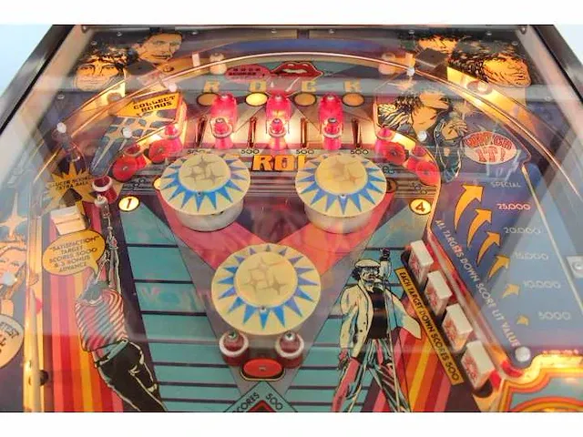 Bally - rolling stones - flipperkast - afbeelding 7 van  9