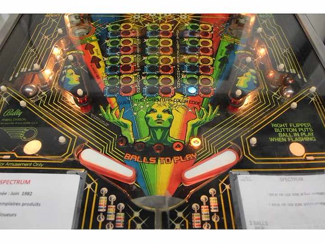 Bally - spectrum - flipperkast - afbeelding 8 van  9