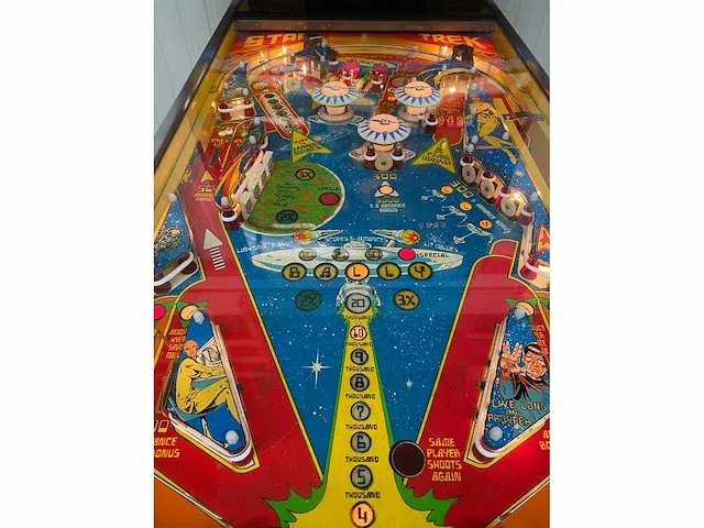 Bally - star trek - flipperkast - afbeelding 7 van  9
