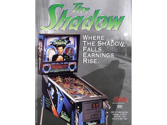 Bally - the shadow - flipperkast - afbeelding 4 van  13