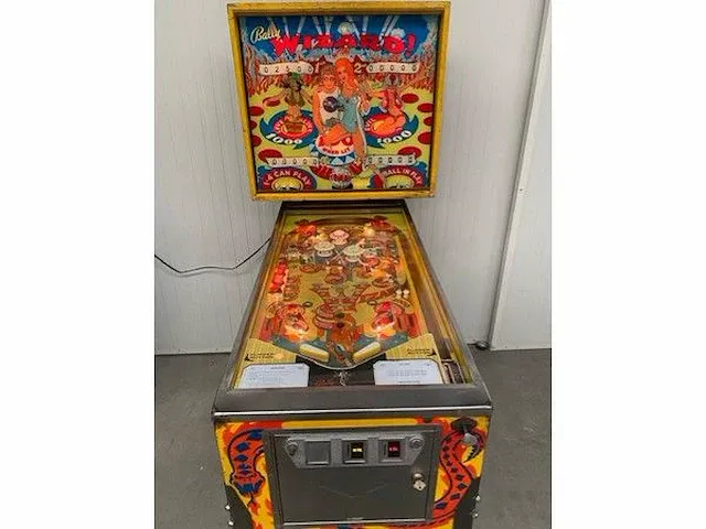 Bally - wizard - flipperkast - afbeelding 2 van  8