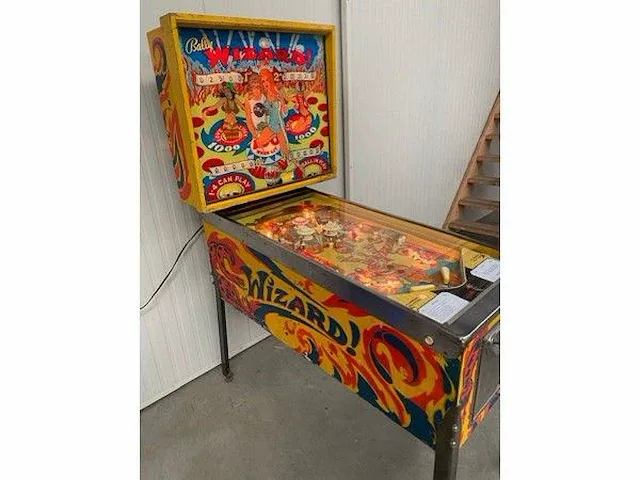 Bally - wizard - flipperkast - afbeelding 3 van  8