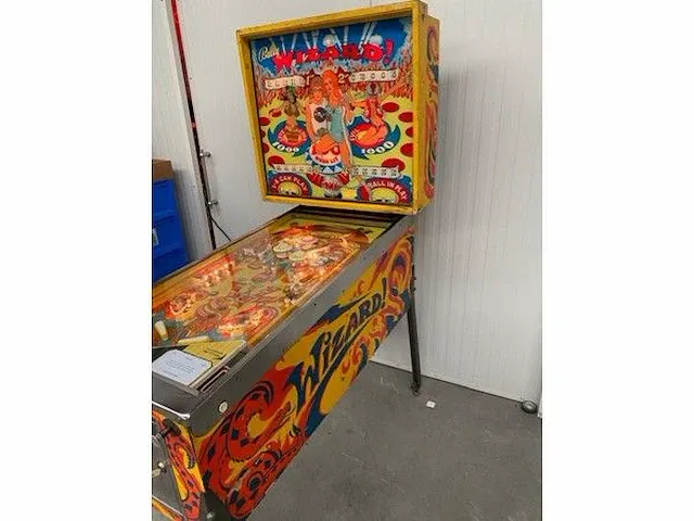 Bally - wizard - flipperkast - afbeelding 4 van  8