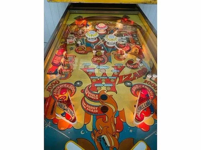 Bally - wizard - flipperkast - afbeelding 8 van  8