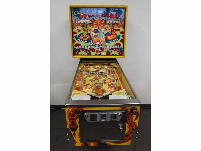 Bally - wizard - flipperkast - afbeelding 2 van  8