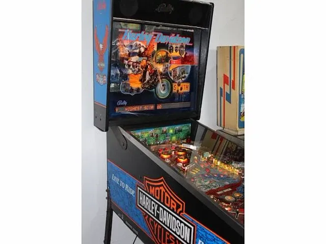Bally harley davidson flipperkast - afbeelding 3 van  8
