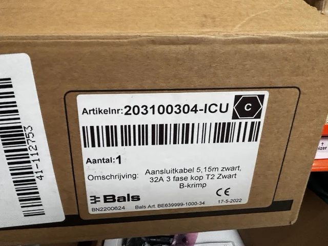 Bals aansluitkabel - afbeelding 2 van  2