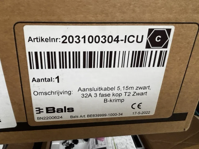 Bals aansluitkabel - afbeelding 2 van  2