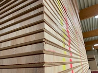 Balsa panelen afgewerkt met plywood