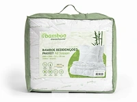 Bamboe beddengoed pakket 140 x 200 (dekbed + 1 kussen) - afbeelding 5 van  5