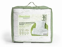 Bamboe beddengoed pakket 140 x 200 (dekbed + 2 kussen) - afbeelding 5 van  5