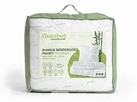 Bamboe beddengoed pakket 140 x 220 (dekbed + 1 kussen) - afbeelding 5 van  5