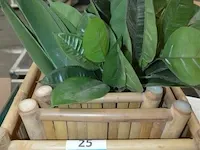 Bamboe bloembakken 3 stukken - afbeelding 2 van  3