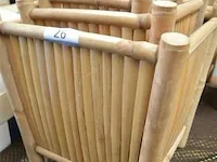 Bamboe bloembakken 3 stukken - afbeelding 2 van  2