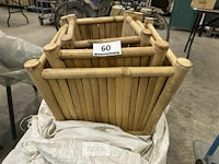 Bamboe bloembakken - afbeelding 2 van  4