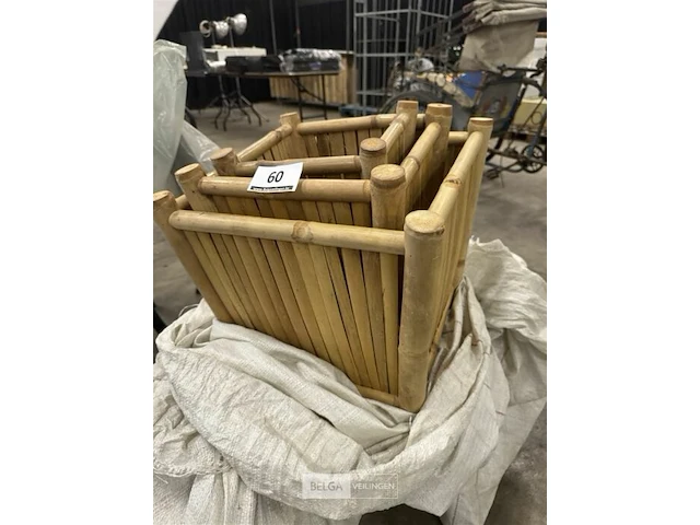 Bamboe bloembakken - afbeelding 3 van  4