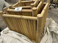 Bamboe bloembakken - afbeelding 3 van  4