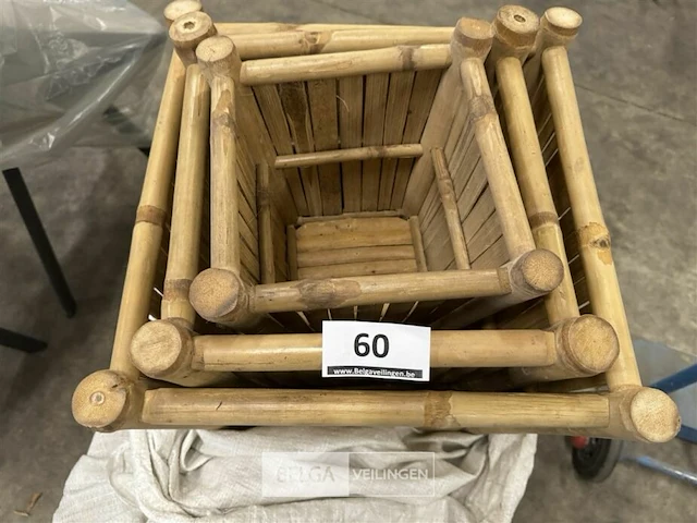 Bamboe bloembakken - afbeelding 4 van  4