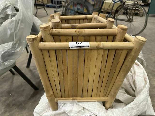 Bamboe bloembakken - afbeelding 2 van  4