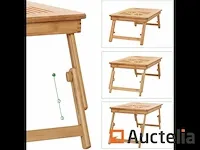 Bamboe opvouwbaar bed tafel voor pc laptop - afbeelding 8 van  8
