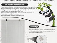 Bamboe rolgordijn 90x220cm wit - afbeelding 4 van  4