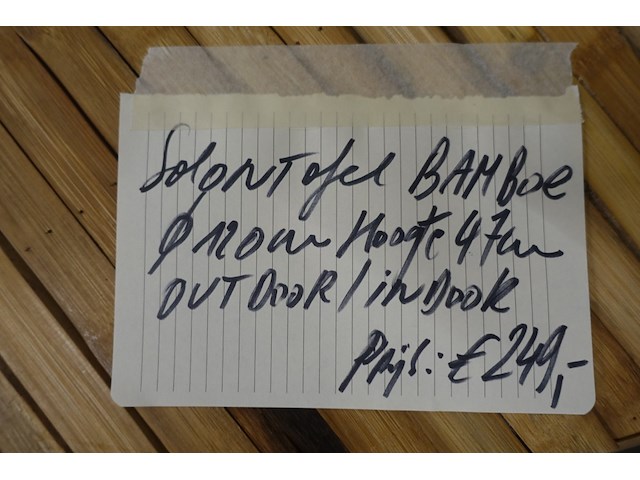 Bamboe salontafel - afbeelding 2 van  2