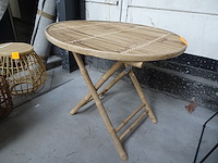 Bamboee tafel - afbeelding 1 van  2