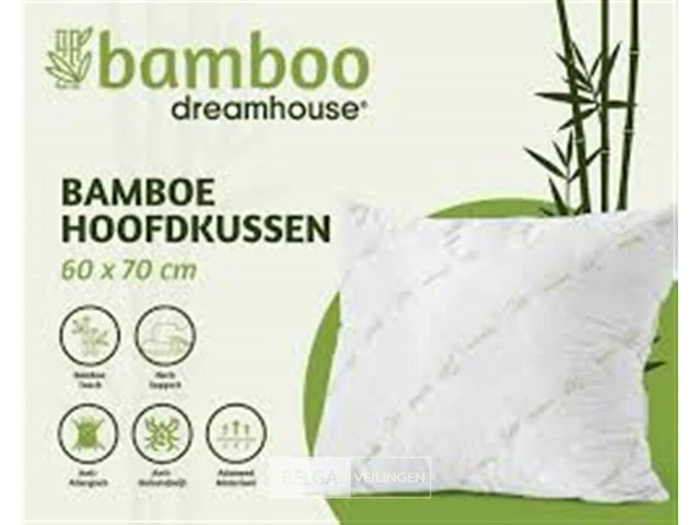 Bamboo hoofdkussen 60x70 - afbeelding 1 van  4
