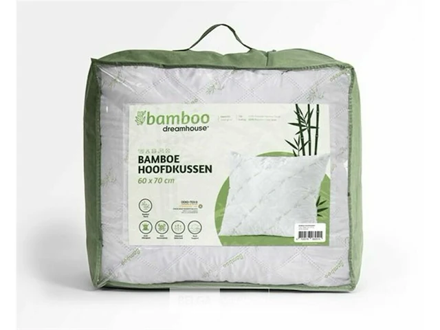 Bamboo hoofdkussen 60x70 - afbeelding 4 van  4