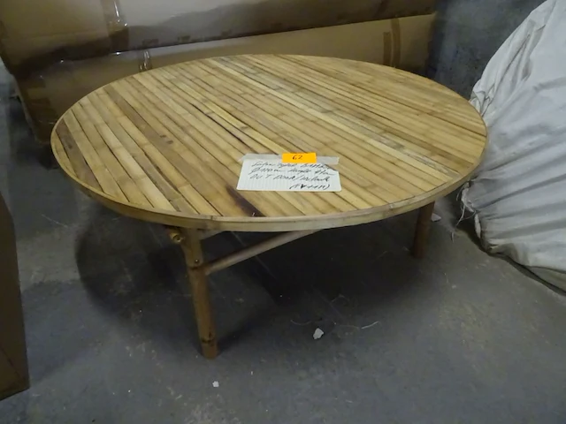 Bamboo salontafel j-line - afbeelding 1 van  5