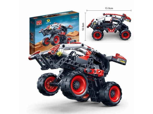 Banbao - bouwblokken - hi-tech - ref. 6956 - compatibel met lego - 207 stukken - afbeelding 2 van  5