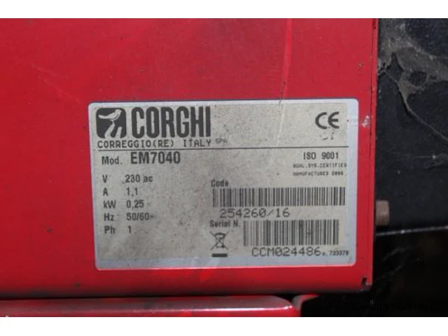 Banden balanceerapparaat corghi, em7040 - afbeelding 4 van  5