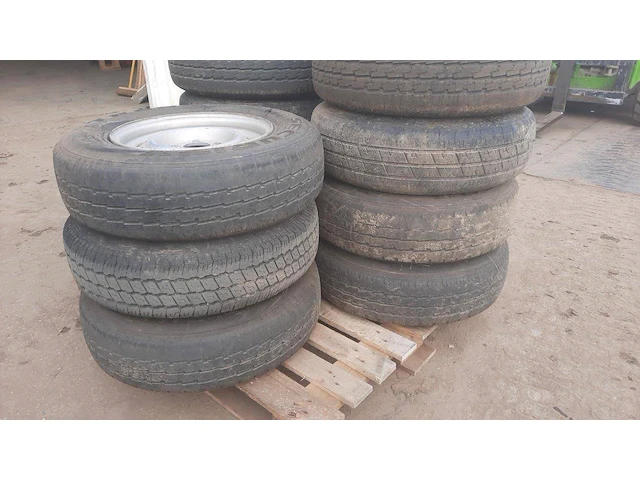 Banden tr603 185r14c 102/100s 104n met velg 11 stuks - afbeelding 1 van  1