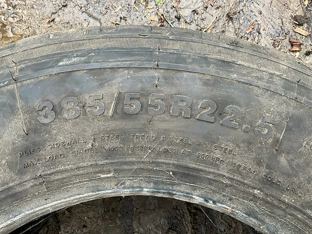 Banden vrachtwagen - aanhanger 385/55r22.5 (6x) - afbeelding 2 van  6