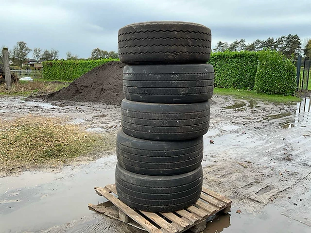 Banden vrachtwagen - aanhanger 385/55r22.5 (6x) - afbeelding 3 van  6