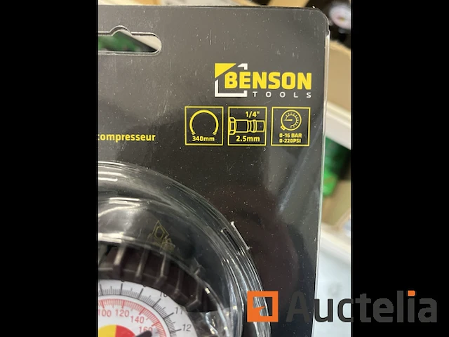 Banden vulpistool met meter - afbeelding 1 van  2