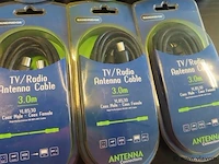 Bandridge tv/radio antennekabel, 7 stuks - afbeelding 3 van  3