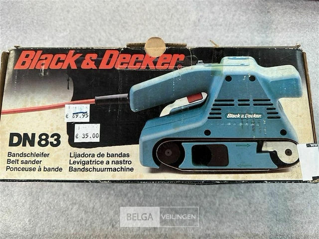 Bandschuurmachine black&decker dn83 - afbeelding 1 van  5