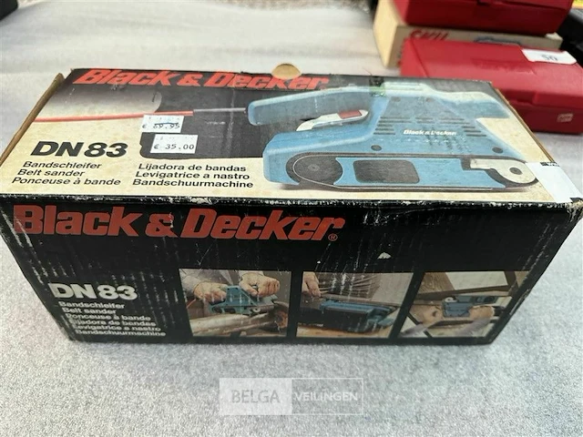 Bandschuurmachine black&decker dn83 - afbeelding 2 van  5