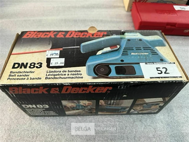 Bandschuurmachine black&decker dn83 - afbeelding 5 van  5