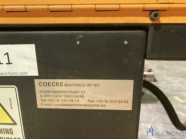 Bandschuurmachine coecke machines - afbeelding 1 van  10