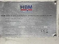 Bandschuurmachine hbm - afbeelding 8 van  10