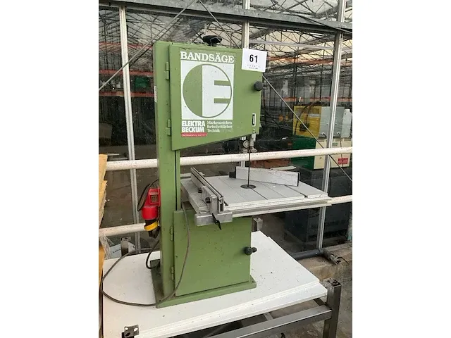 Bandzaagmachine/lintzaag elektra beckum bas 315/4 w55 - afbeelding 3 van  10