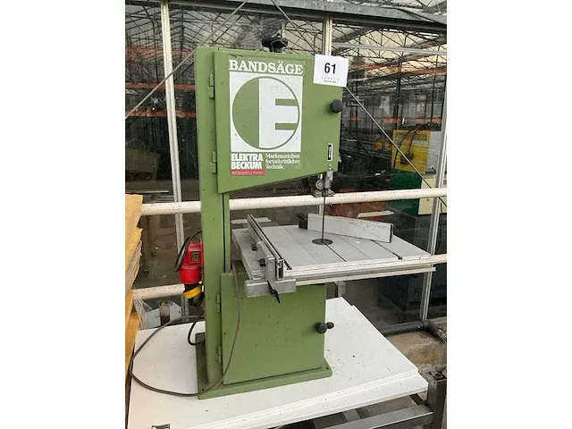 Bandzaagmachine/lintzaag elektra beckum bas 315/4 w55 - afbeelding 8 van  10