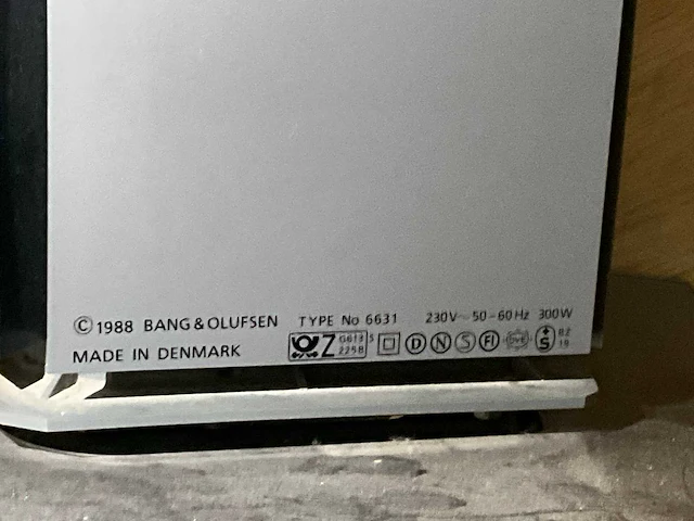 Bang & olufsen 6631 surround systeem hifi - afbeelding 4 van  4