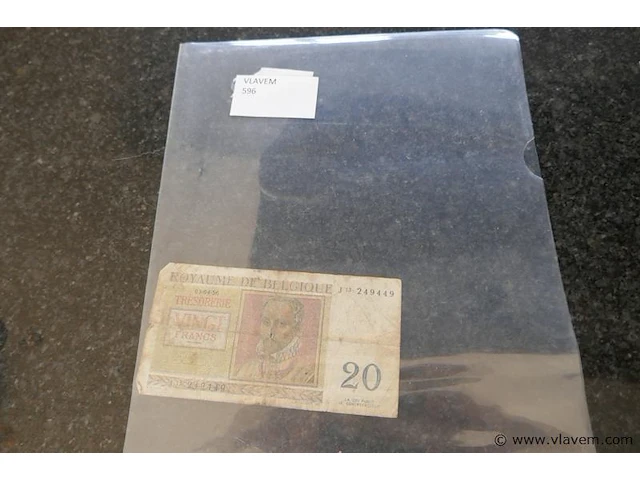 Bankbiljet 20 francs - afbeelding 1 van  1